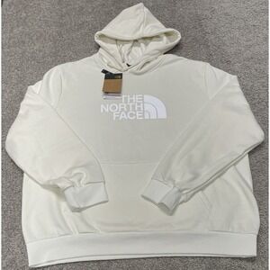 NWT The North Face Evo Men's Half Dome Pullover Hoodie Sizes XXL White Dune